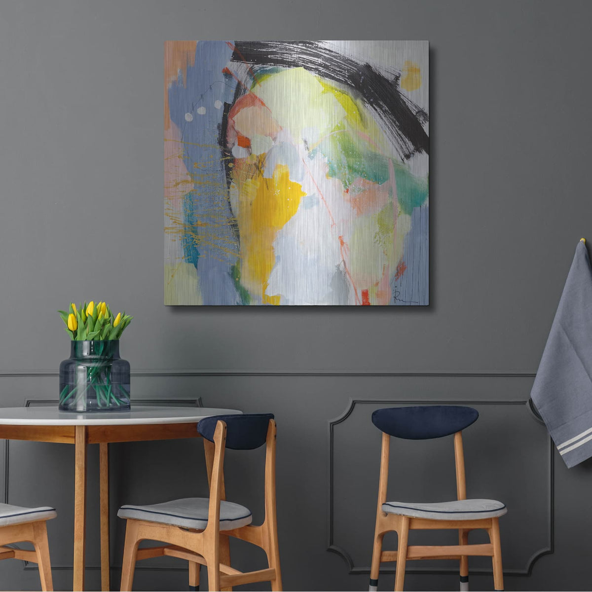 'Untitled 54S' by Ira Ivanova – Metal Wall Art, 36x36 room view