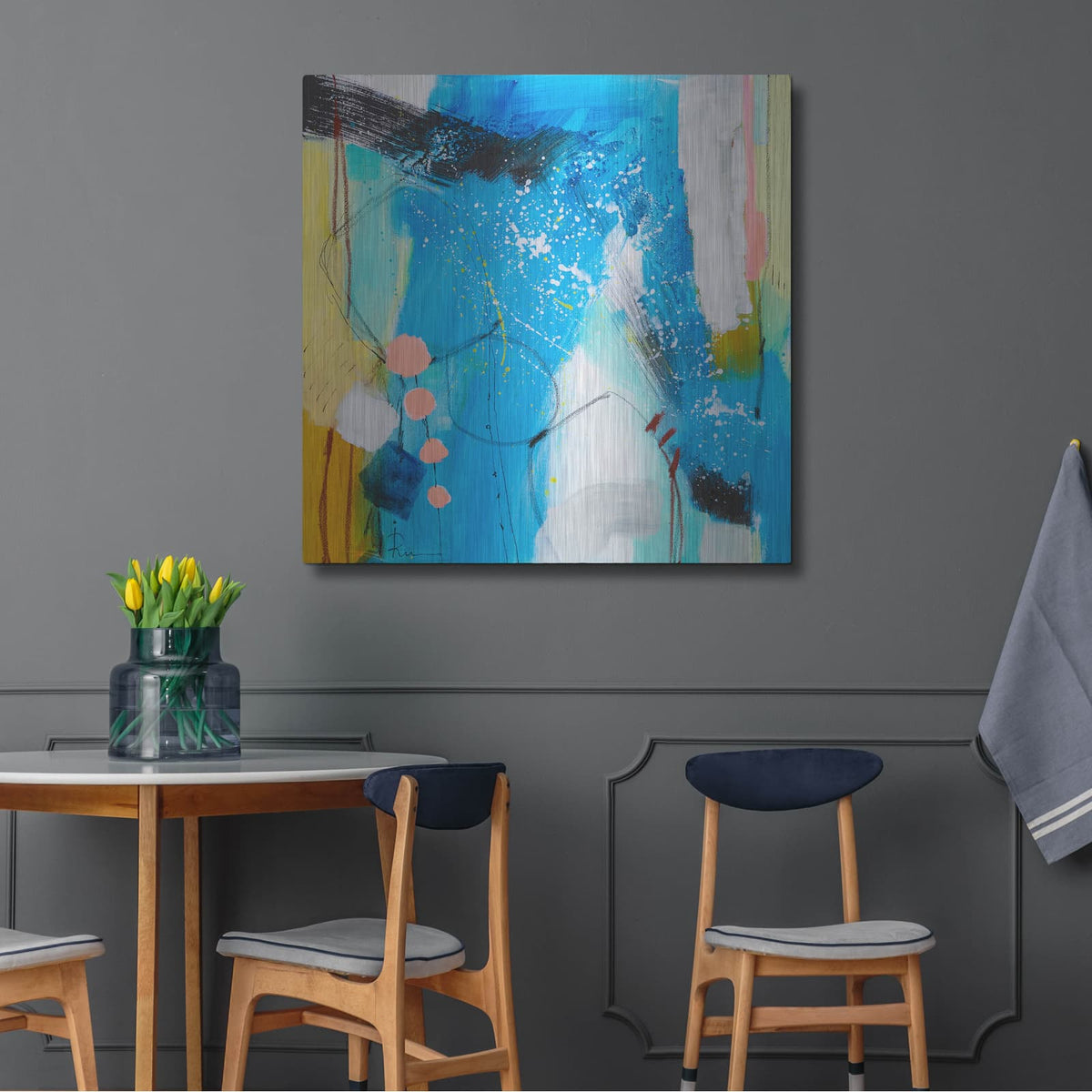 'Untitled 55' by Ira Ivanova – Metal Wall Art, 36x36 room view