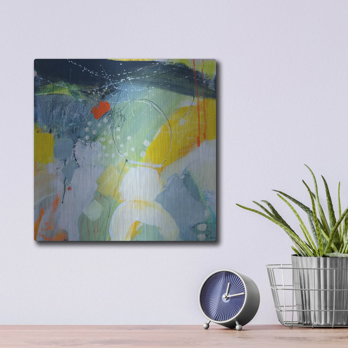 'Untitled 57' by Ira Ivanova – Metal Wall Art, 12x12 room view