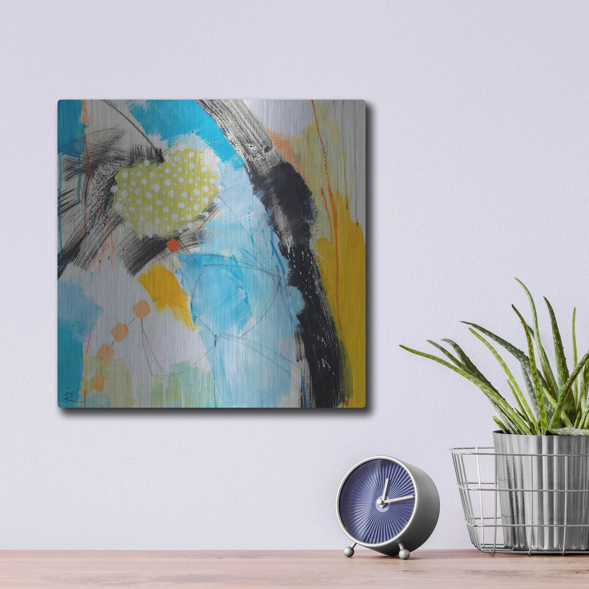 'Untitled 59' by Ira Ivanova – Metal Wall Art, 12x12 room view