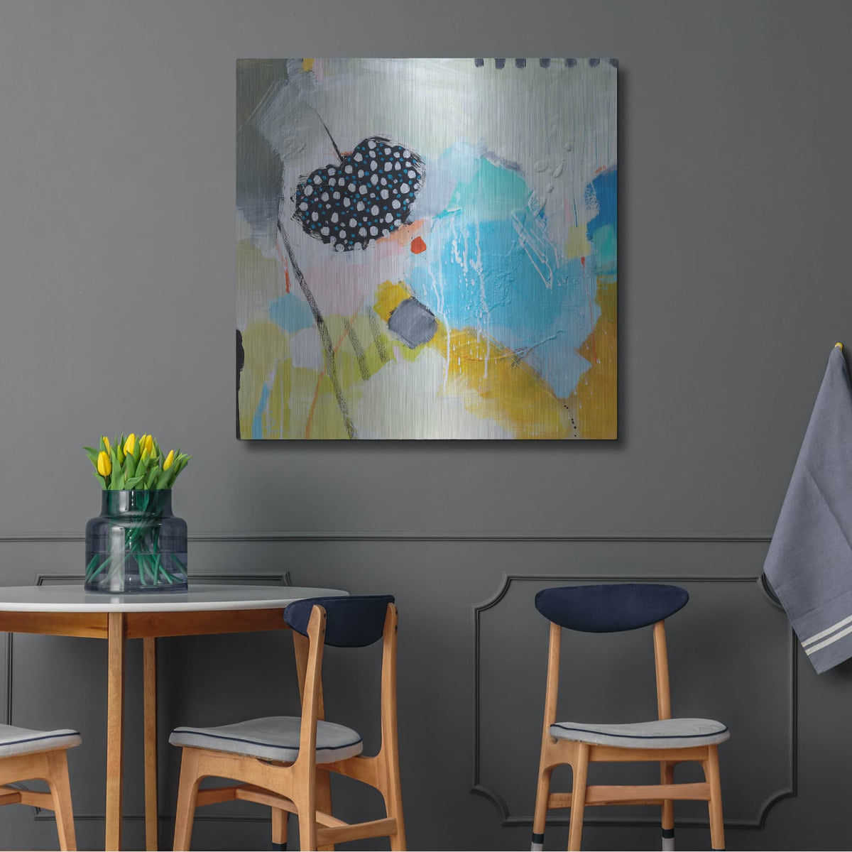 'Untitled 61' by Ira Ivanova – Metal Wall Art, 36x36 room view