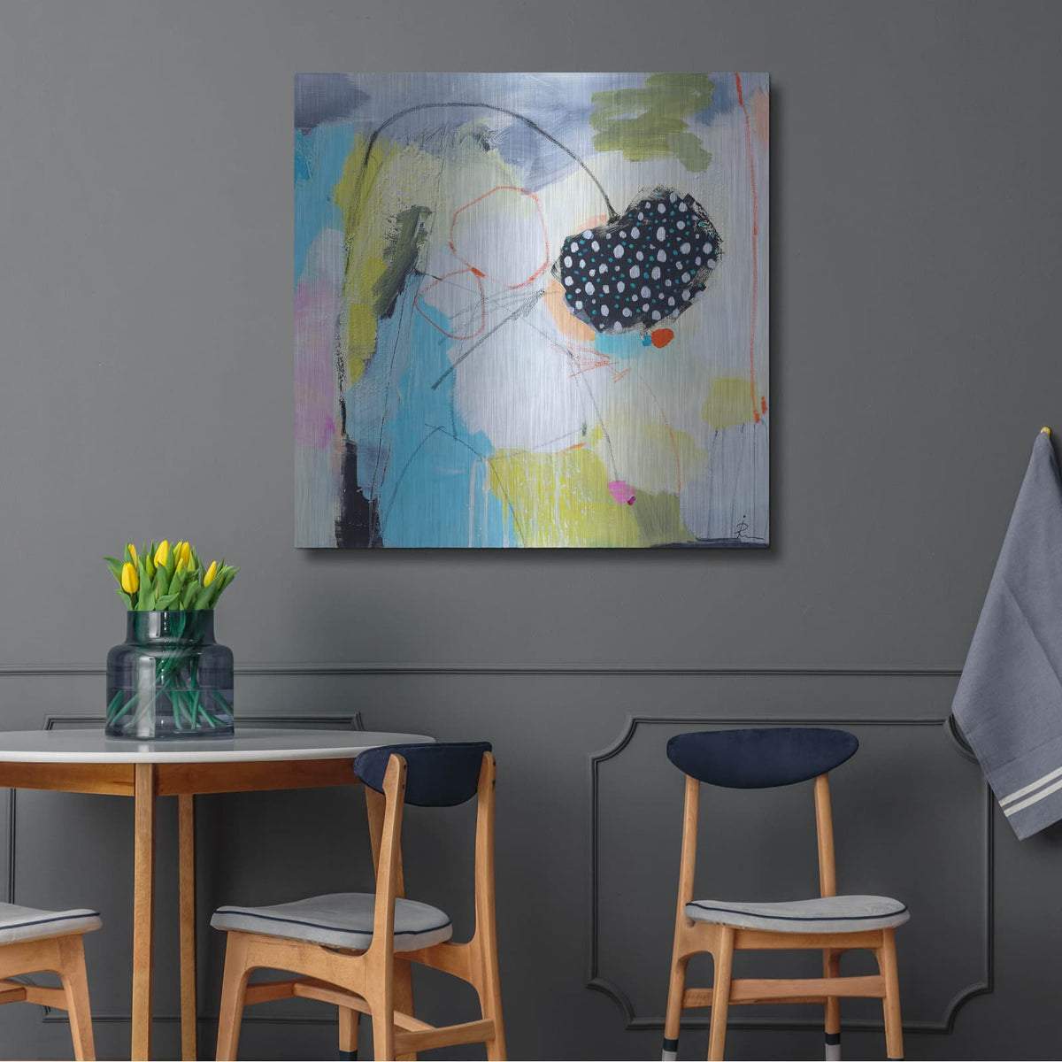 'Untitled 63' by Ira Ivanova – Metal Wall Art, 36x36 room view