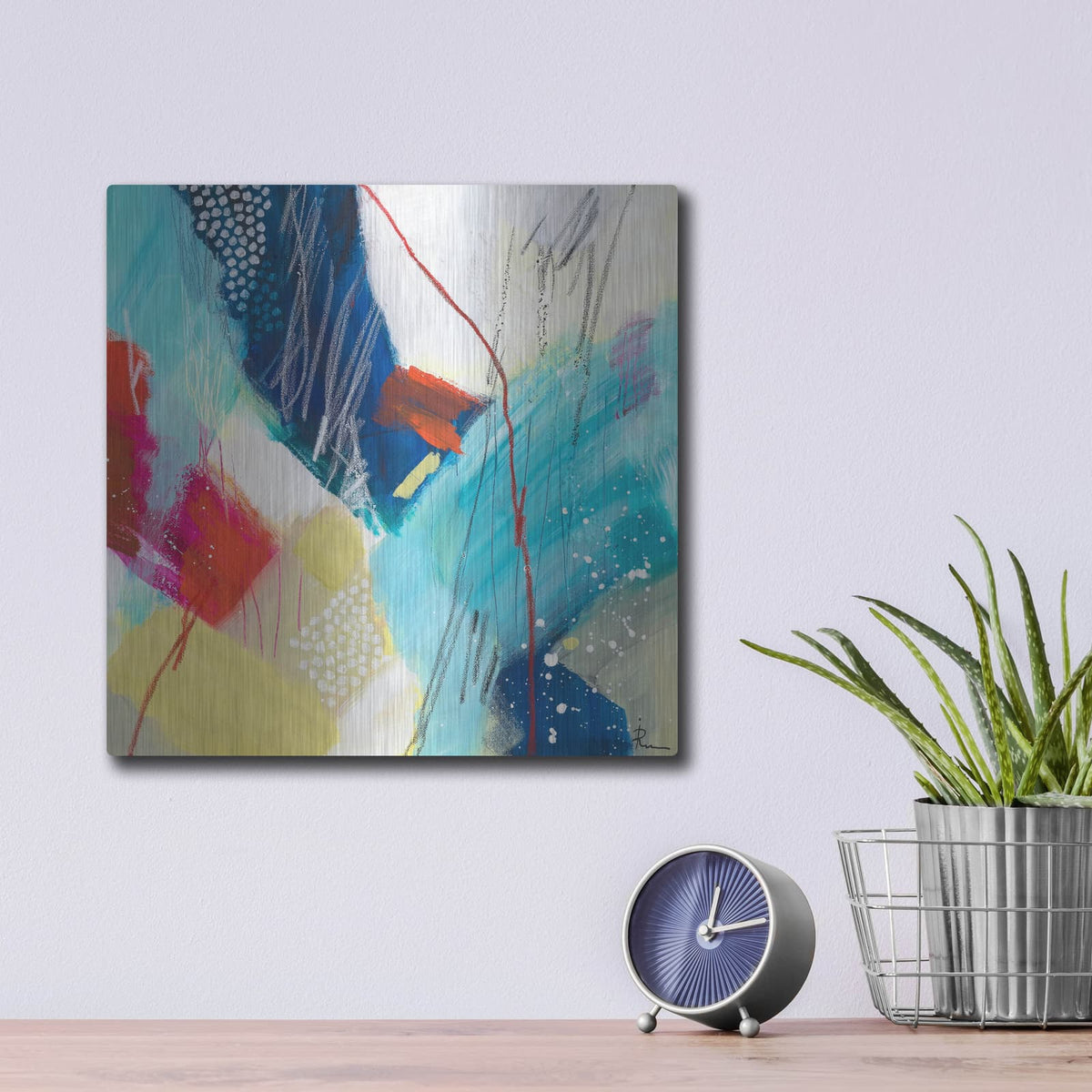'Untitled 66' by Ira Ivanova – Metal Wall Art, 12x12 room view