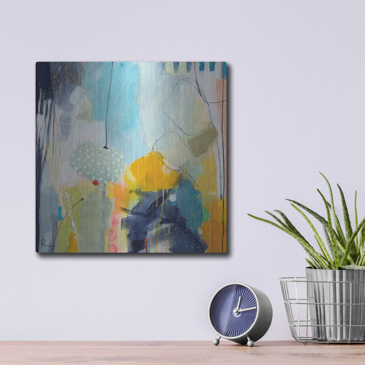 'Untitled 705' by Ira Ivanova – Metal Wall Art, 12x12 room view