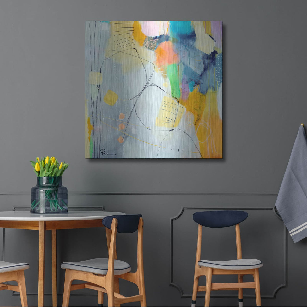 'Untitled 706' by Ira Ivanova – Metal Wall Art, 36x36 room view