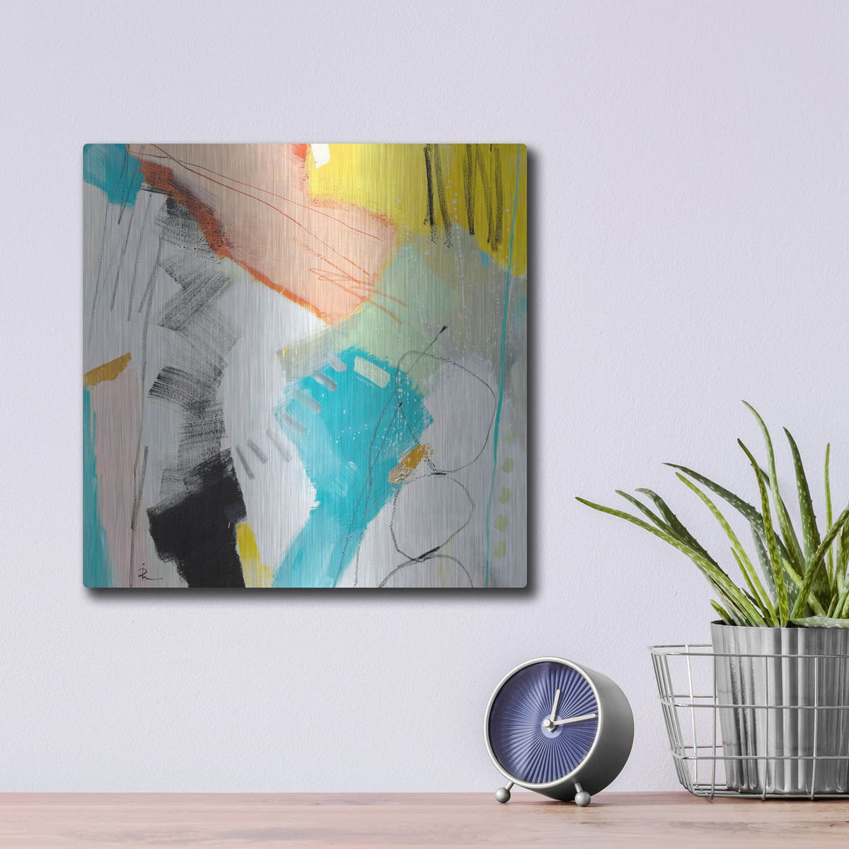 'Untitled 707' by Ira Ivanova – Metal Wall Art, 12x12 room view
