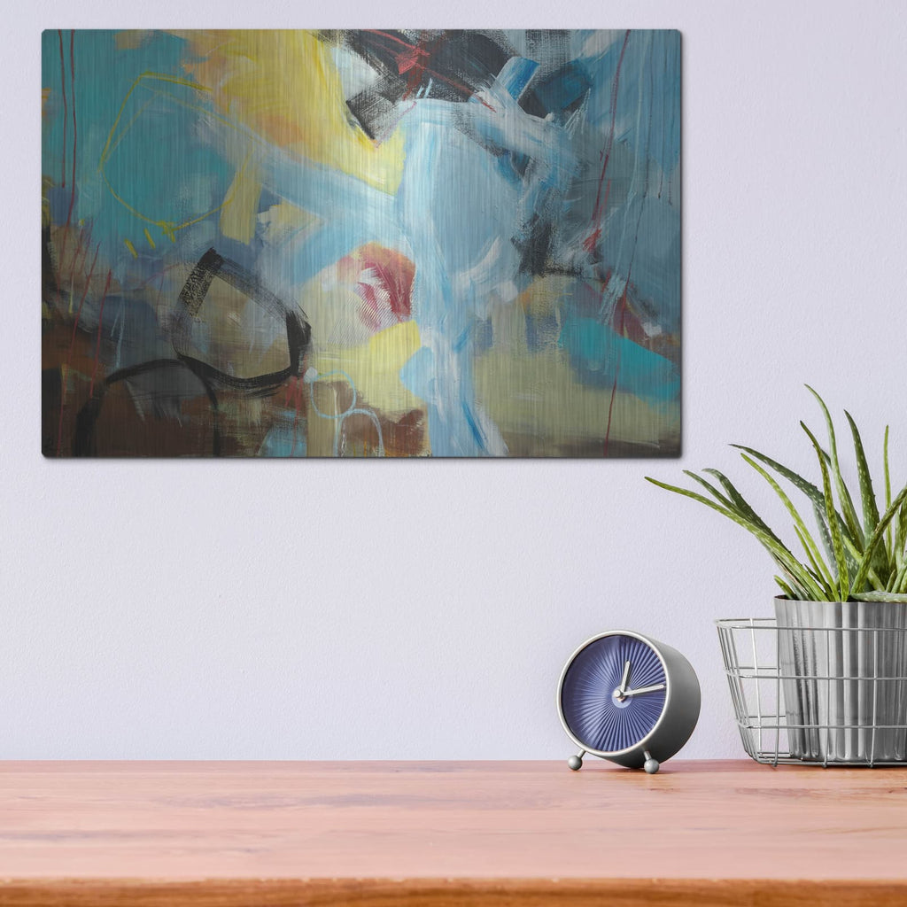 'Wetlands' by Ira Ivanova – Metal Wall Art, 16x12 room view
