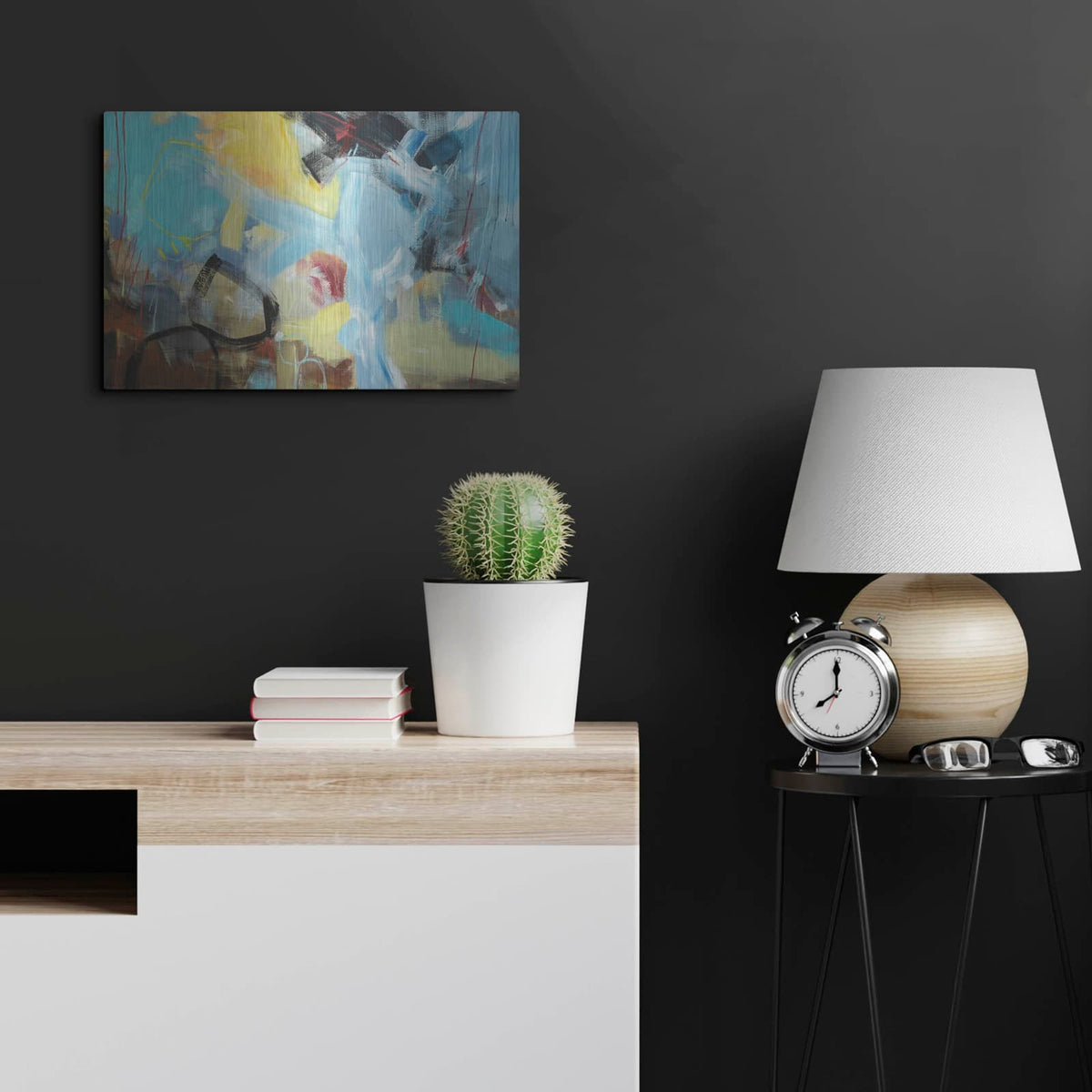 'Wetlands' by Ira Ivanova – Metal Wall Art, 24x16 room view