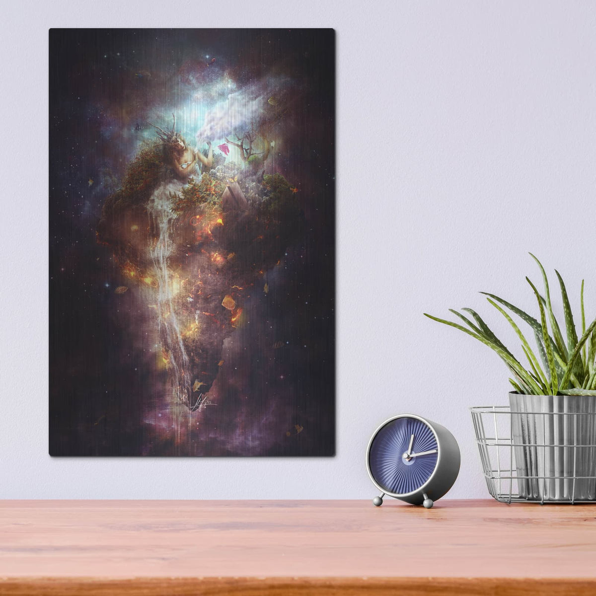'Empathy' by Mario Sanchez Nevado – Metal Wall Art, 12x16 room view