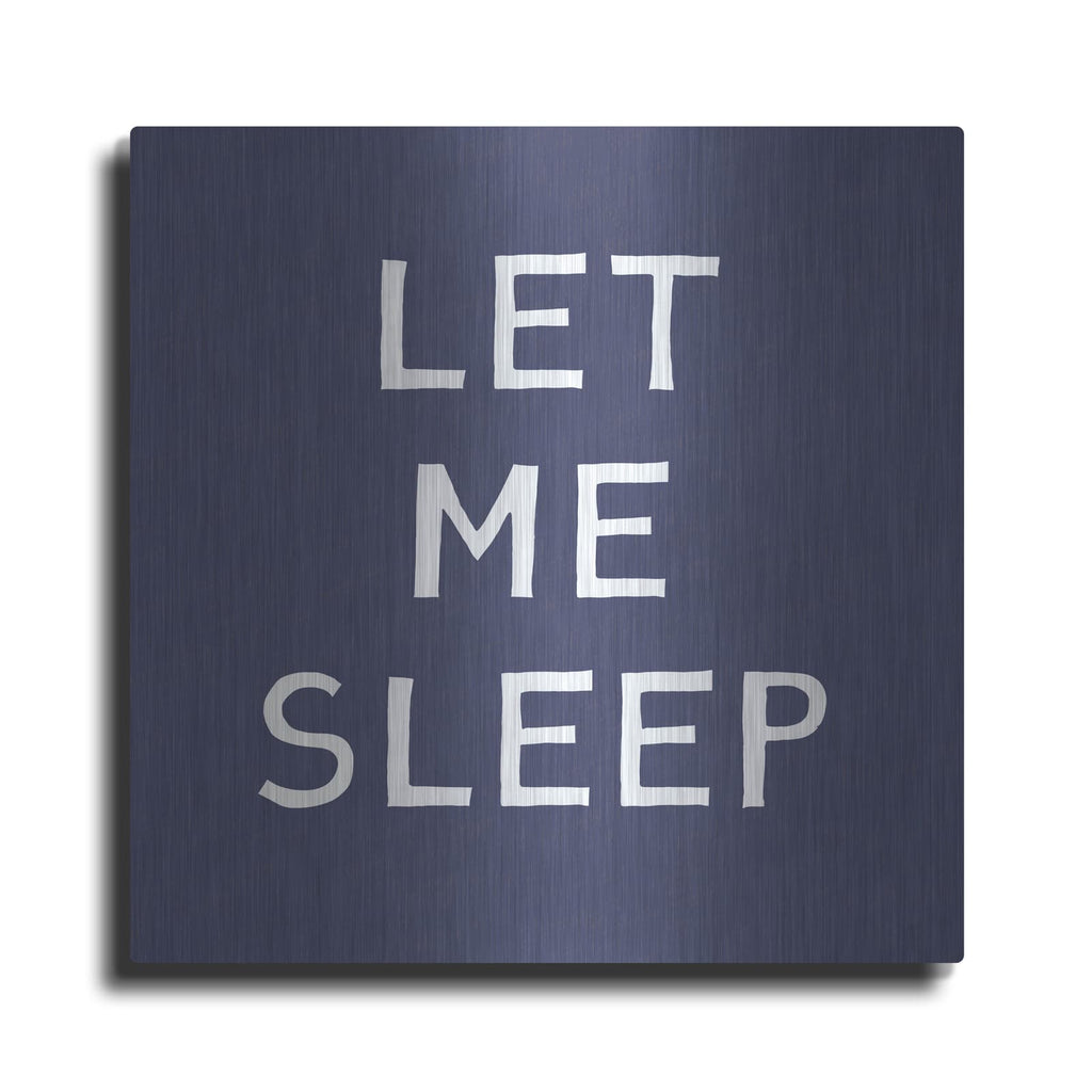 'Let Me Sleep' by Linda Woods – Metal Wall Art