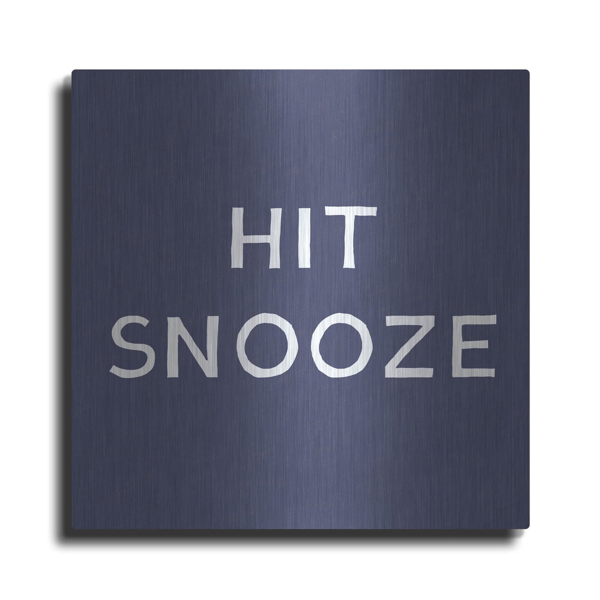 'Hit Snooze' by Linda Woods – Metal Wall Art