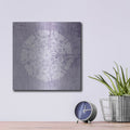 'Mandala I' by Linda Woods – Metal Wall Art, 12x12 room view