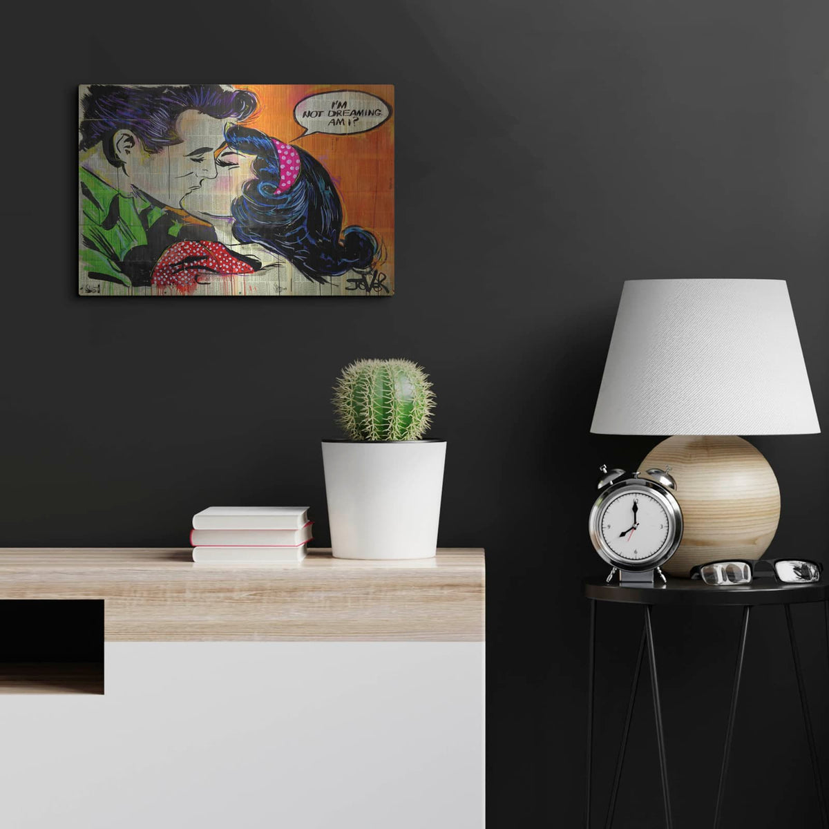 'Pop Dreamin' by Loui Jover – Metal Wall Art, 24x16 room view