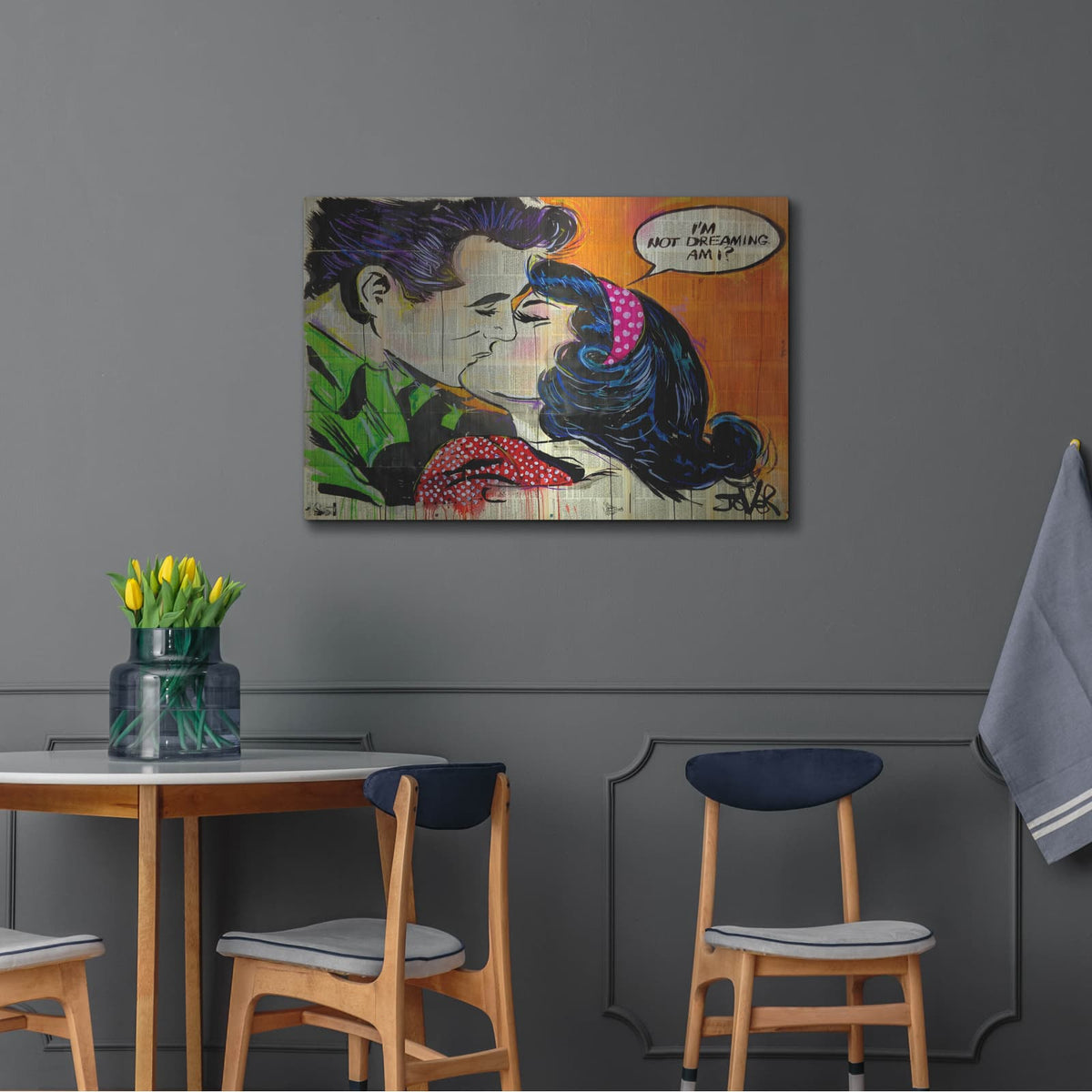 'Pop Dreamin' by Loui Jover – Metal Wall Art, 36x24 room view