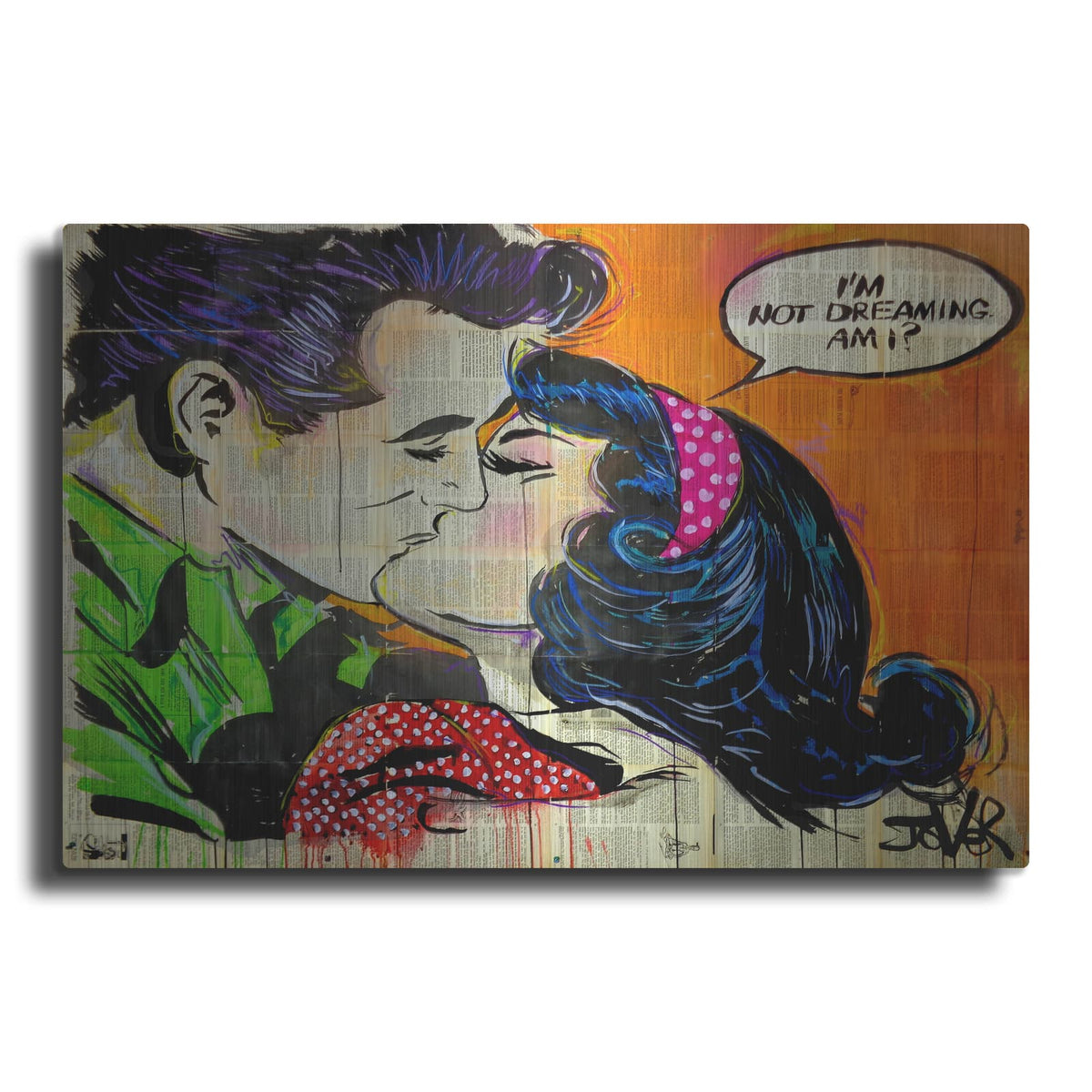'Pop Dreamin' by Loui Jover – Metal Wall Art