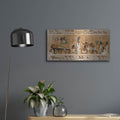 'Ancient Egypt Art' by Luxe Metal Portfolio – Metal Wall Art, 24x12 room view
