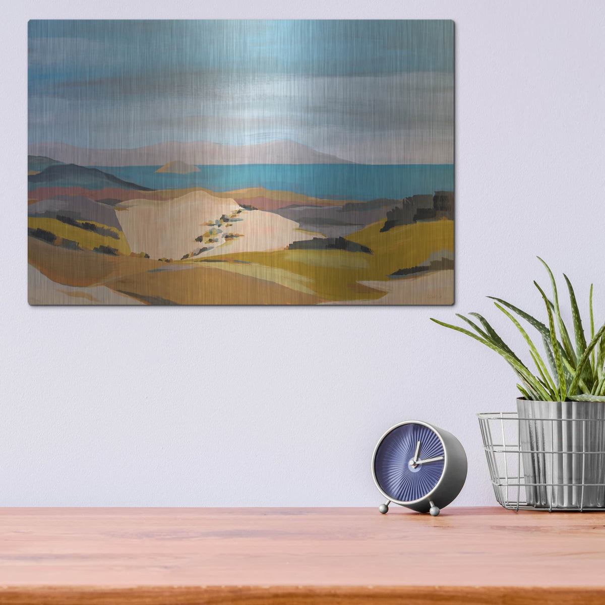 'San Luis Obispo' by Pete Oswald – Metal Wall Art, 16x12 room view