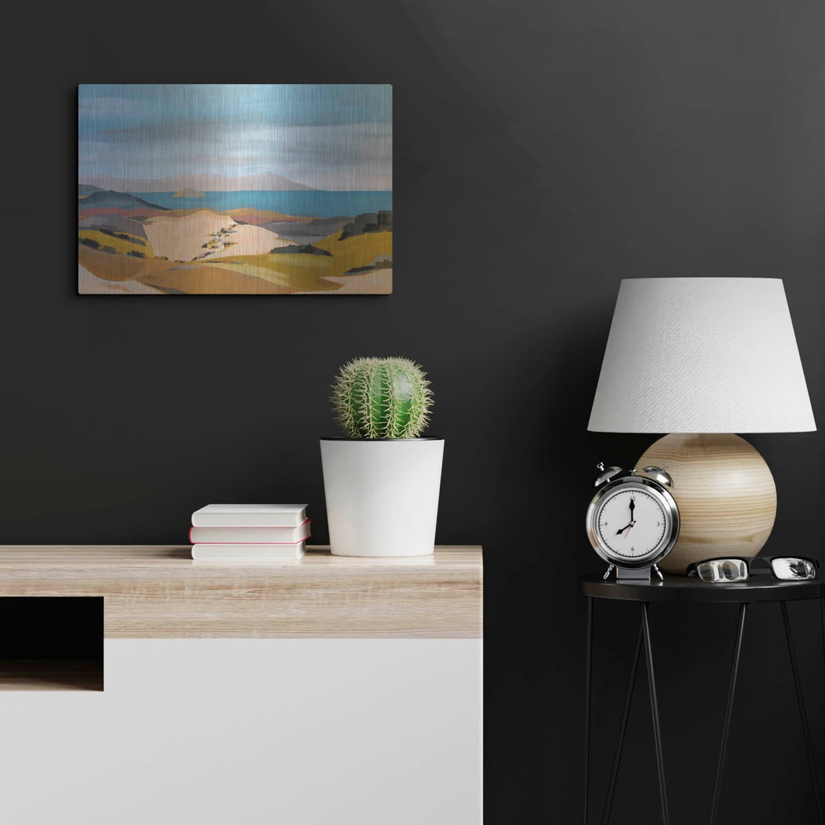'San Luis Obispo' by Pete Oswald – Metal Wall Art, 24x16 room view