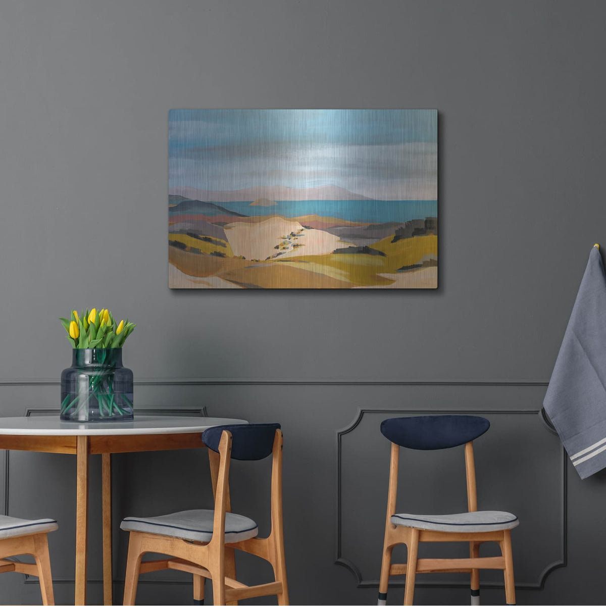 'San Luis Obispo' by Pete Oswald – Metal Wall Art, 36x24 room view