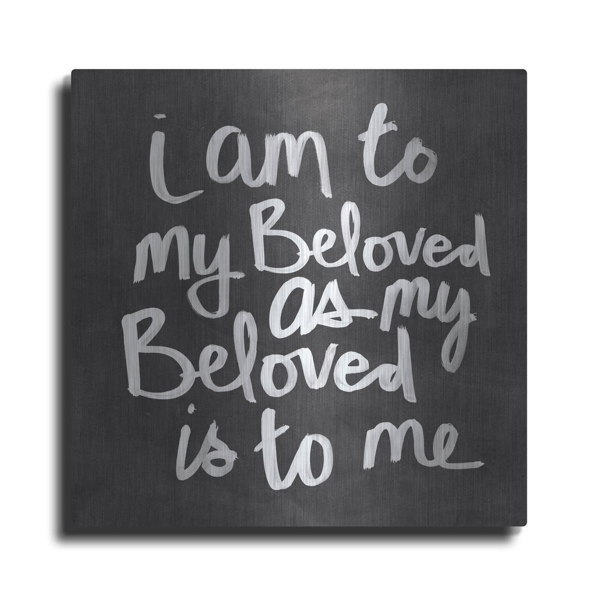'Beloved' by Linda Woods – Metal Wall Art
