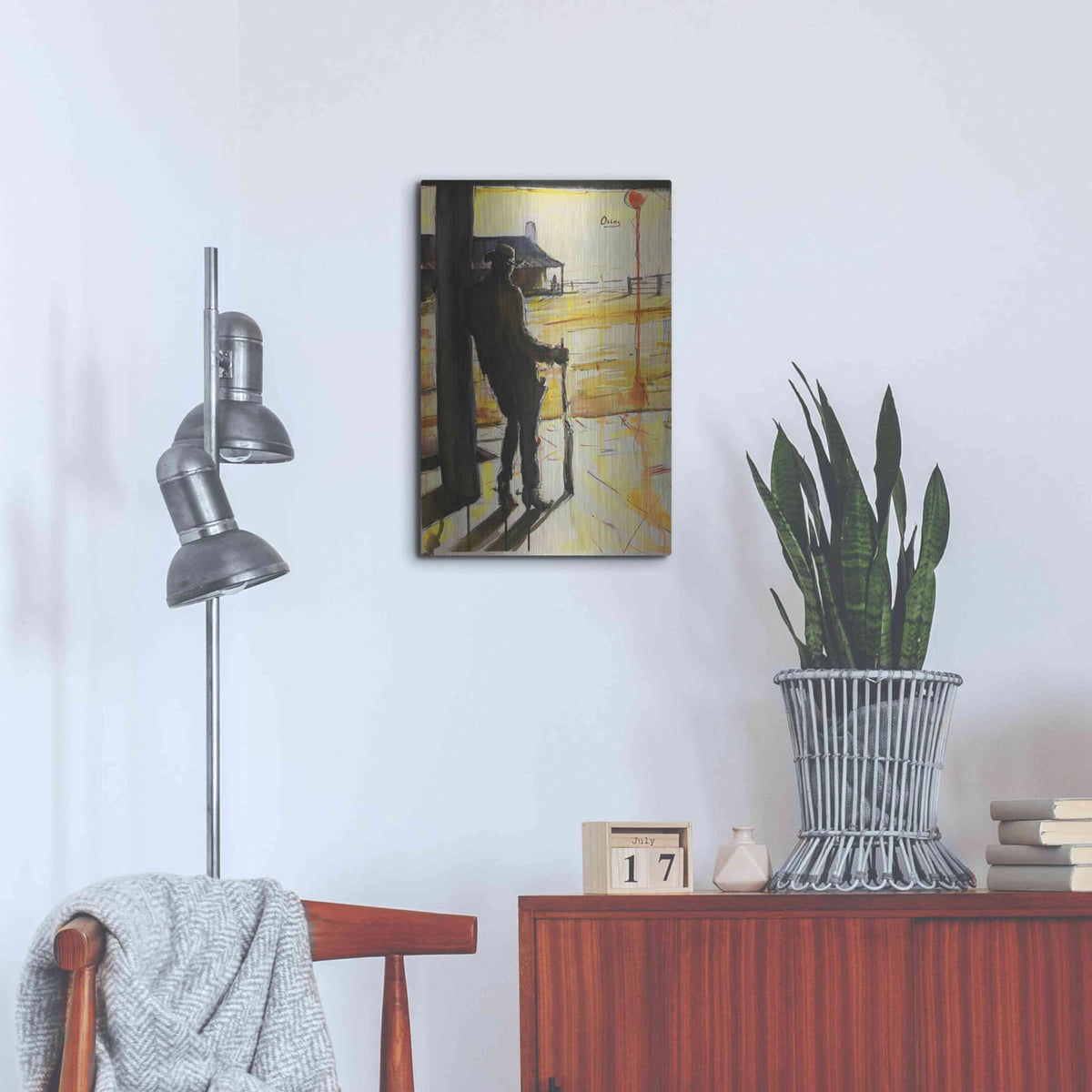 'Showdown' by Oscar Alvarez Pardo – Metal Wall Art, 16x24 room view