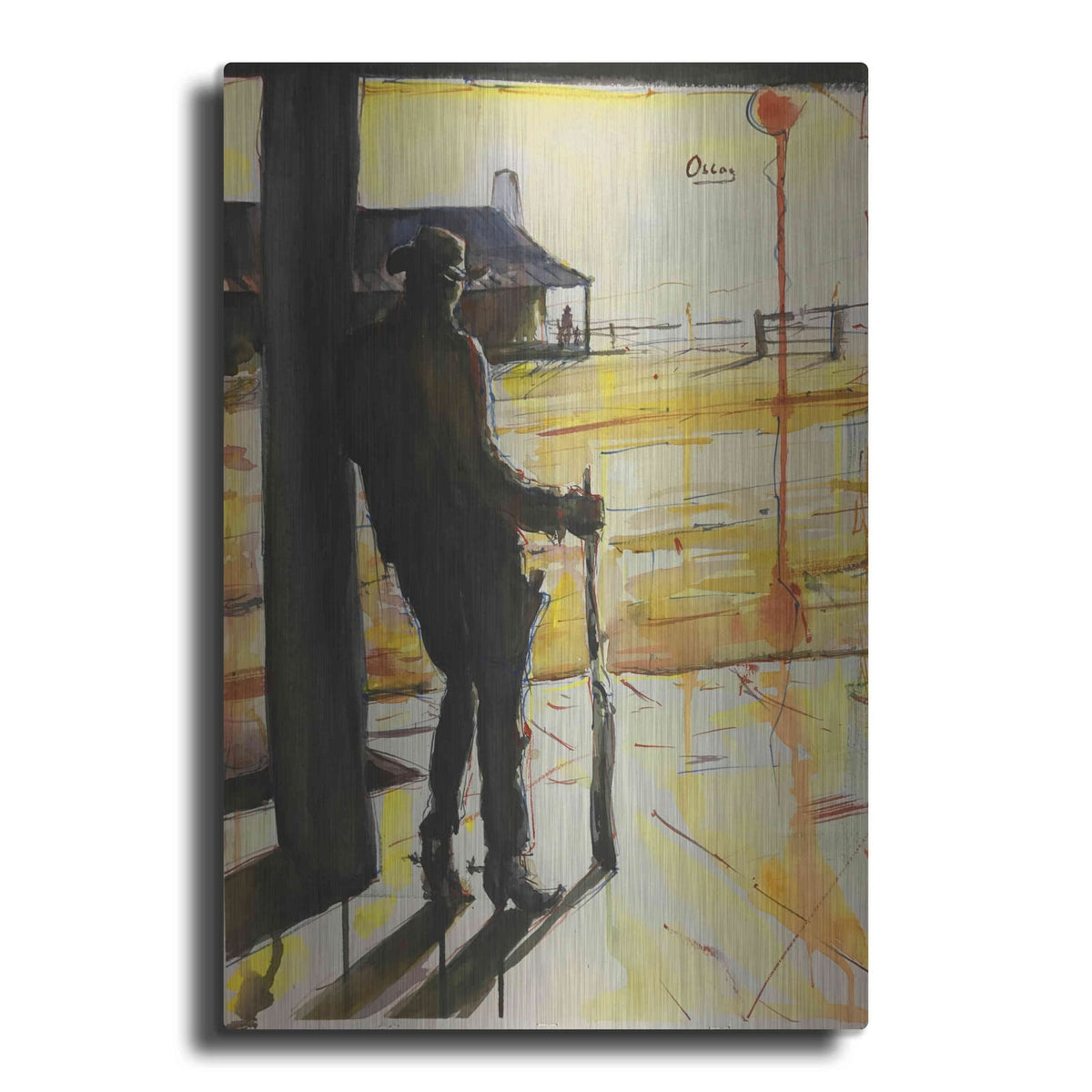 'Showdown' by Oscar Alvarez Pardo – Metal Wall Art