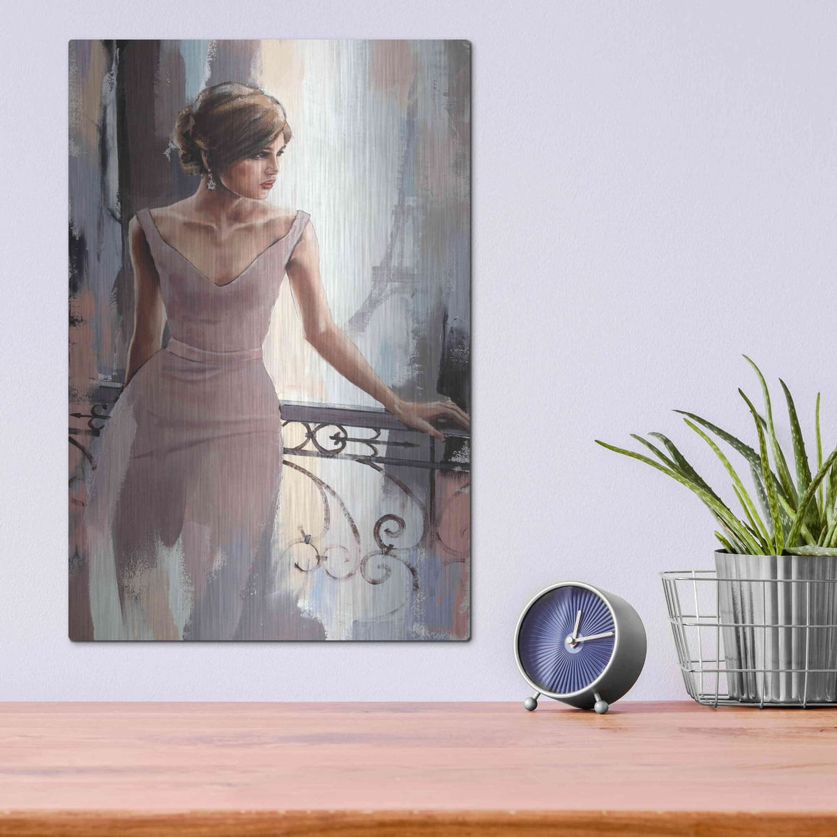 'Evening in Paris' by Alexander Gunin – Metal Wall Art, 12x16 room view