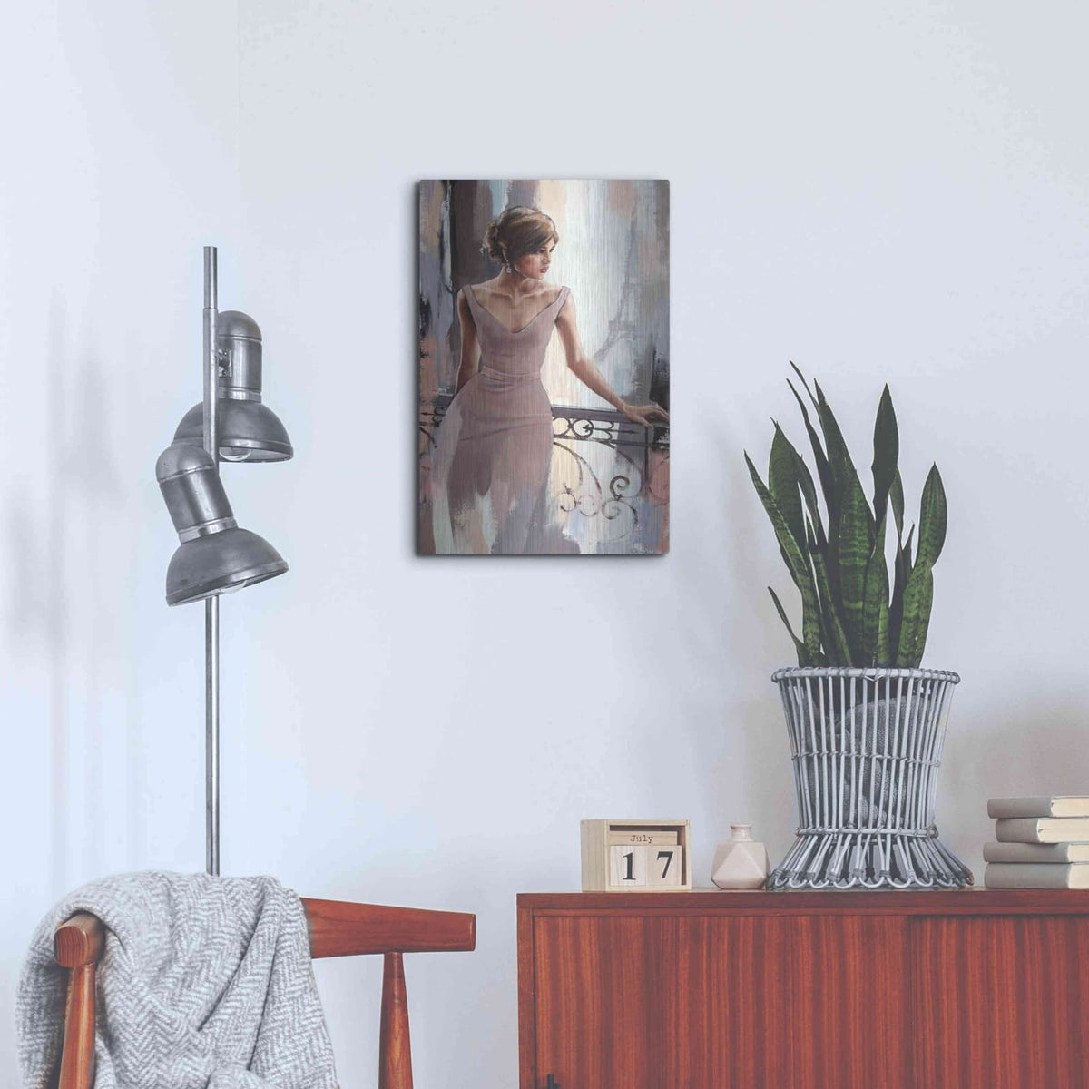 'Evening in Paris' by Alexander Gunin – Metal Wall Art, 16x24 room view