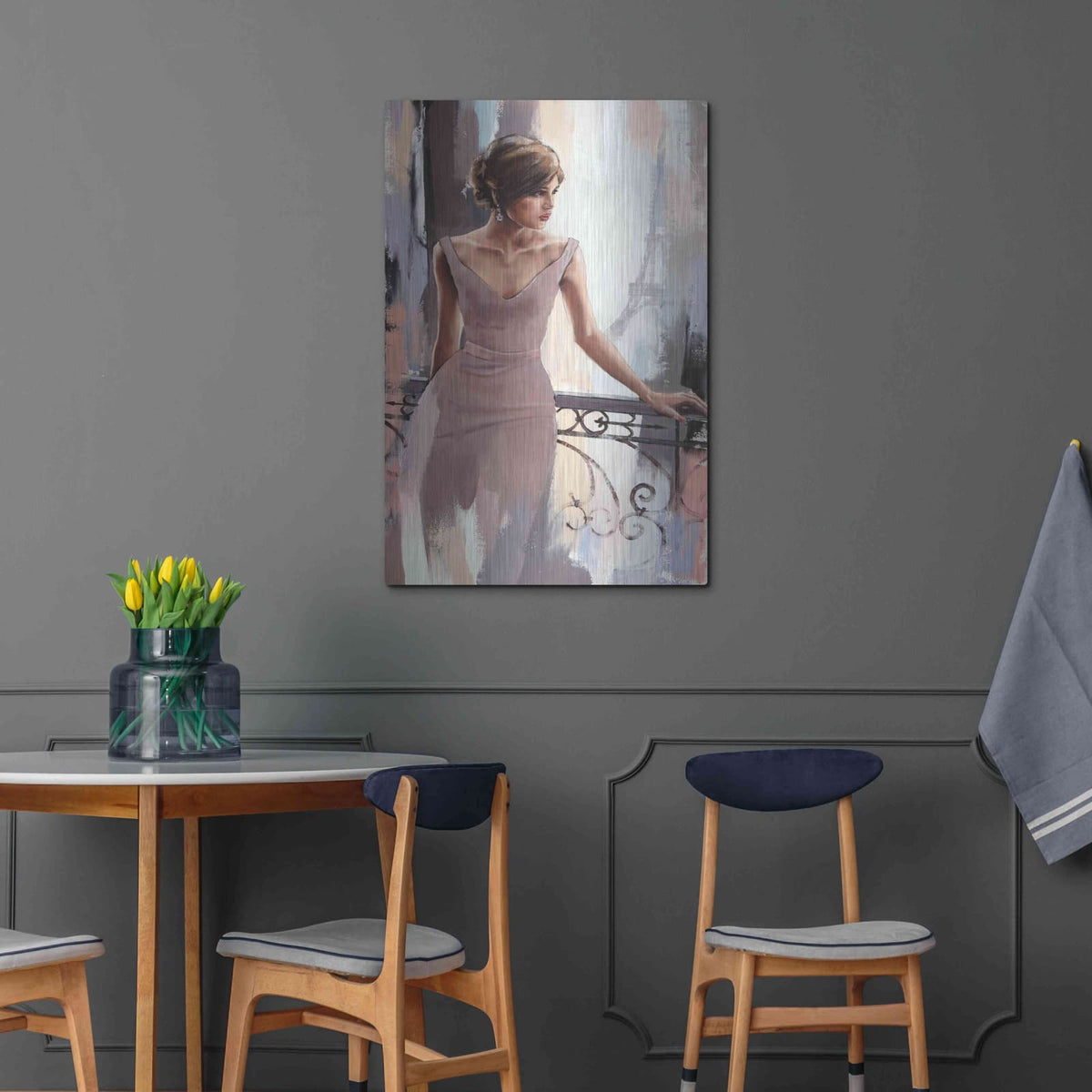 'Evening in Paris' by Alexander Gunin – Metal Wall Art, 24x36 room view
