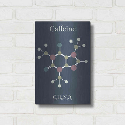 Luxe Metal Art 'Caffeine Molecule' Metal Wall Art,12x16