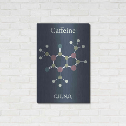 Luxe Metal Art 'Caffeine Molecule' Metal Wall Art,24x36