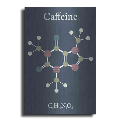 Luxe Metal Art 'Caffeine Molecule' Metal Wall Art