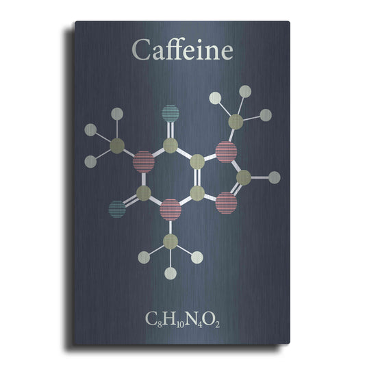 Luxe Metal Art 'Caffeine Molecule' Metal Wall Art