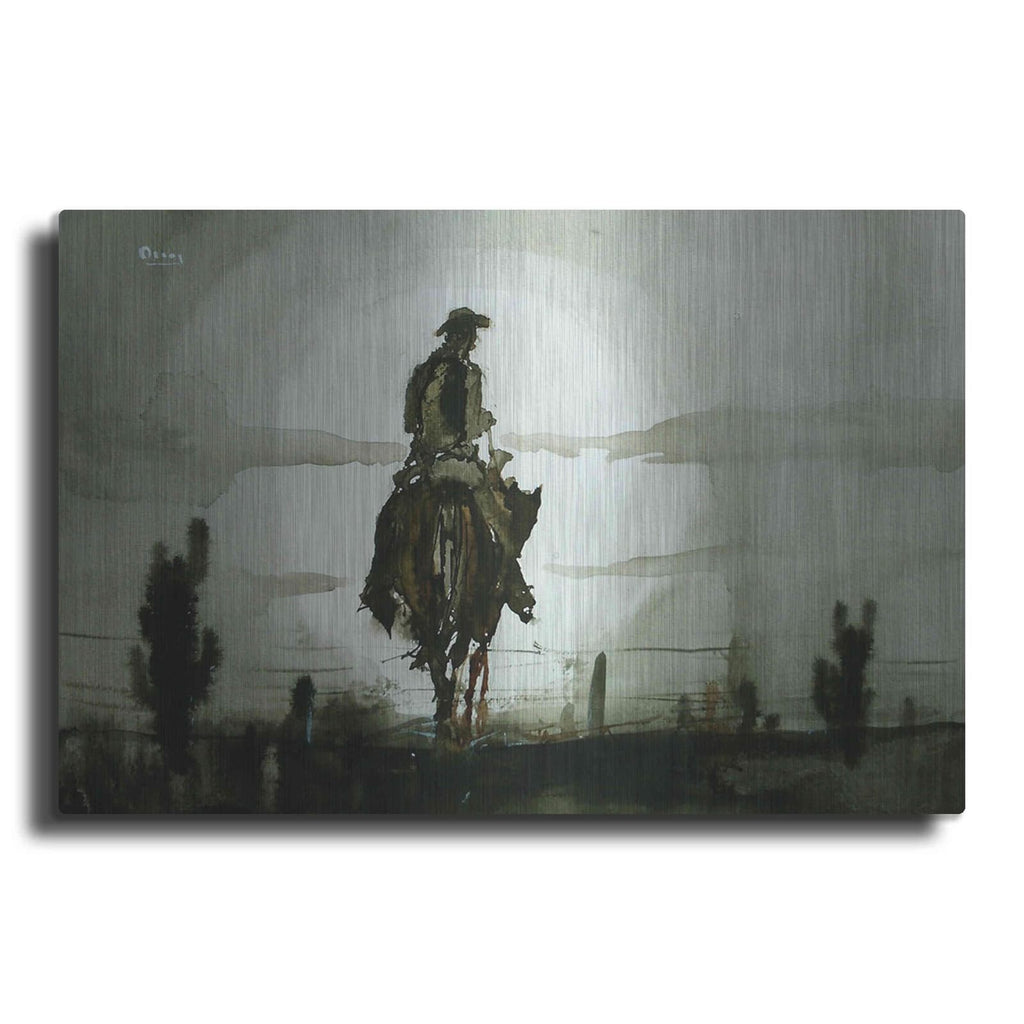 'Luna Vaquero' by Oscar Alvarez Pardo – Metal Wall Art