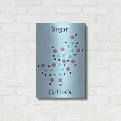 Luxe Metal Art 'Sugar Molecule' Metal Wall Art,16x24