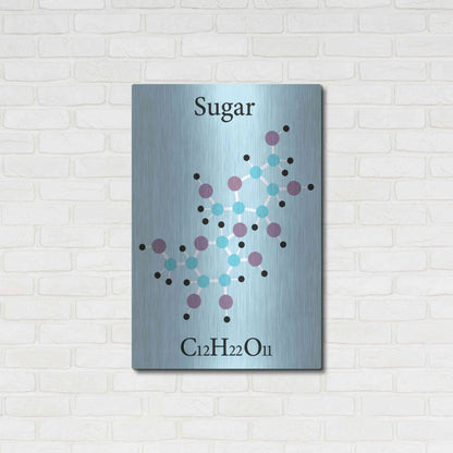 Luxe Metal Art 'Sugar Molecule' Metal Wall Art,24x36