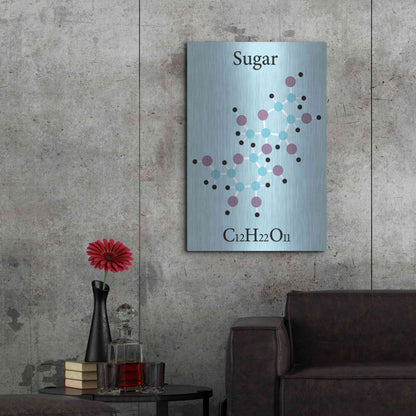Luxe Metal Art 'Sugar Molecule' Metal Wall Art,24x36