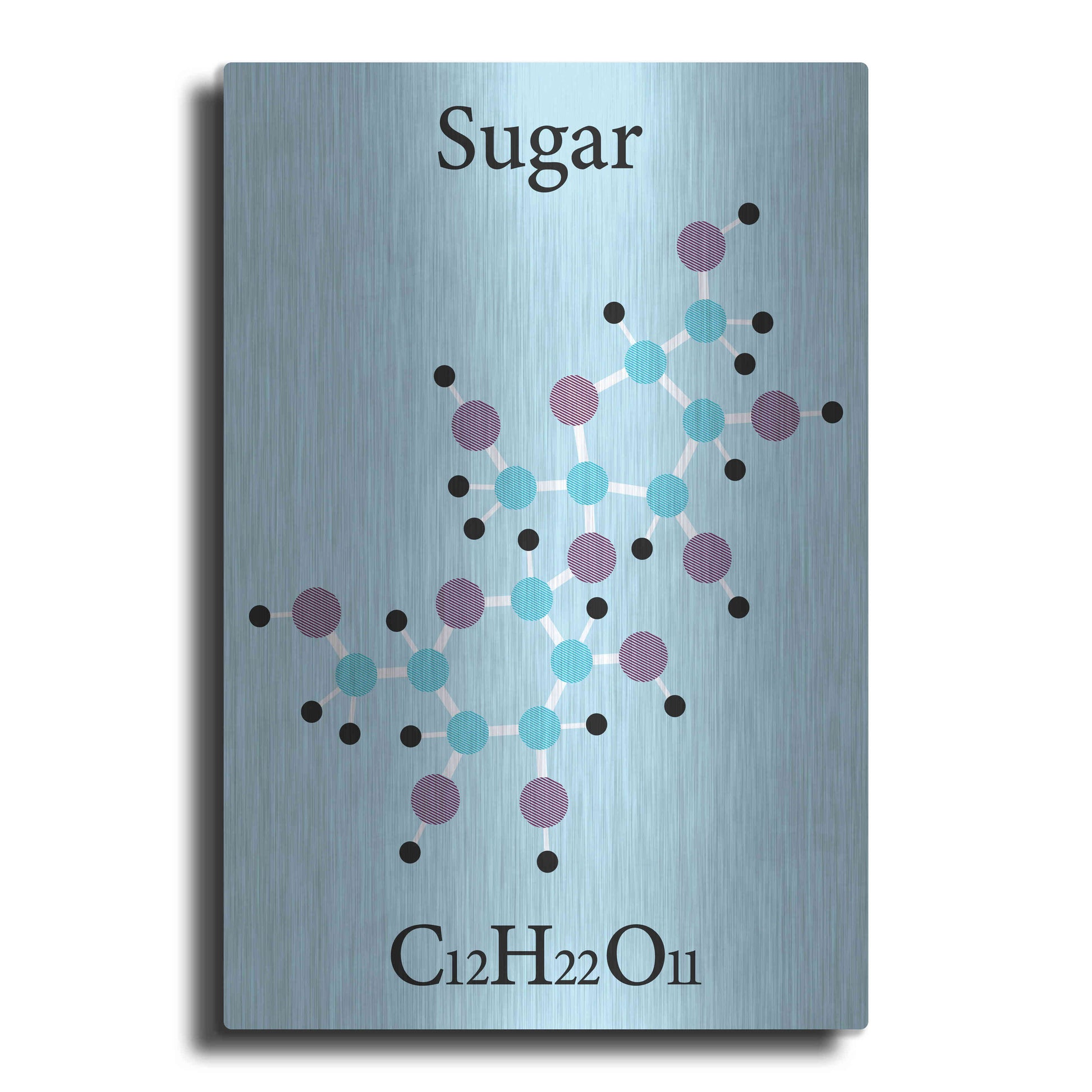 Luxe Metal Art 'Sugar Molecule' Metal Wall Art