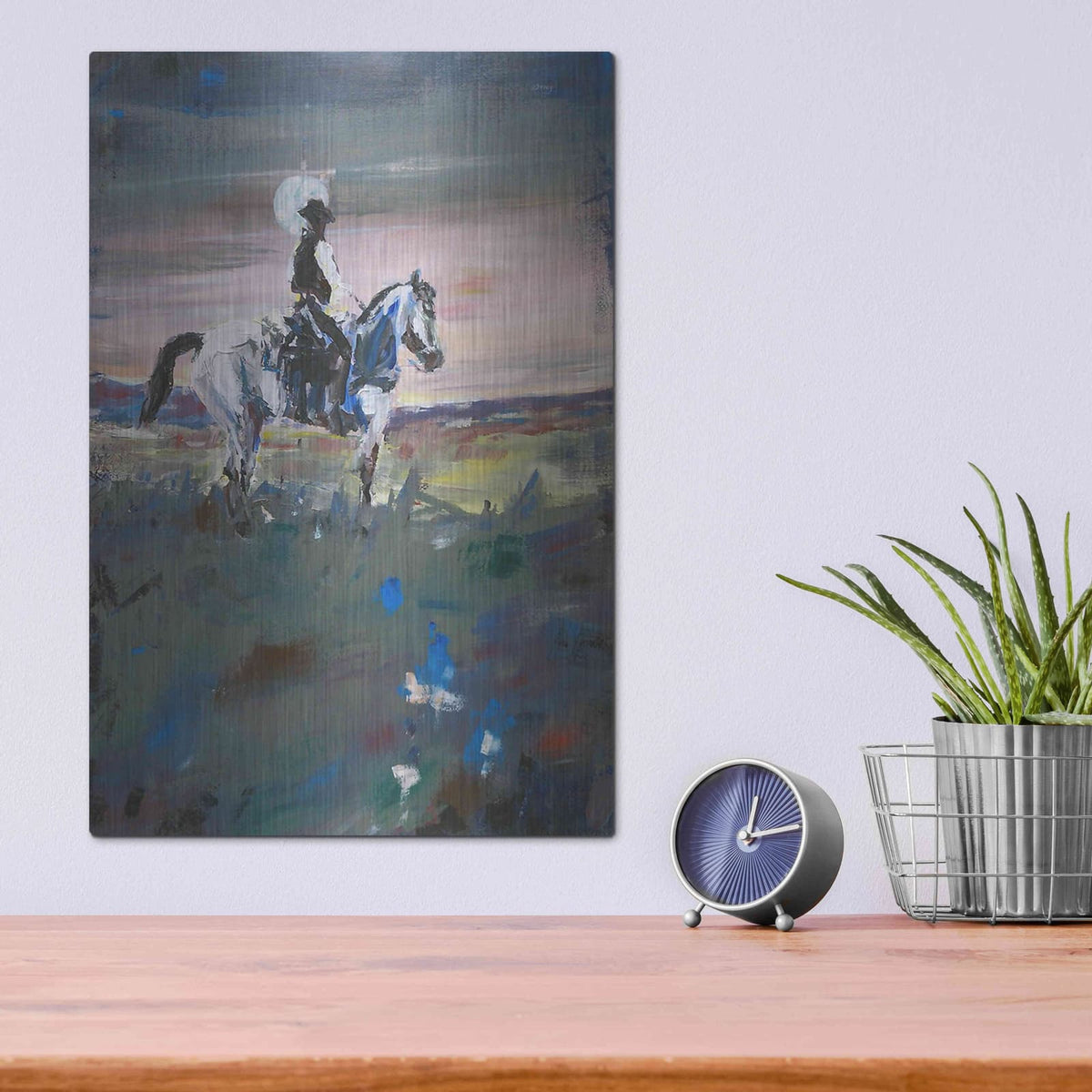 'Escape' by Oscar Alvarez Pardo – Metal Wall Art, 12x16 room view