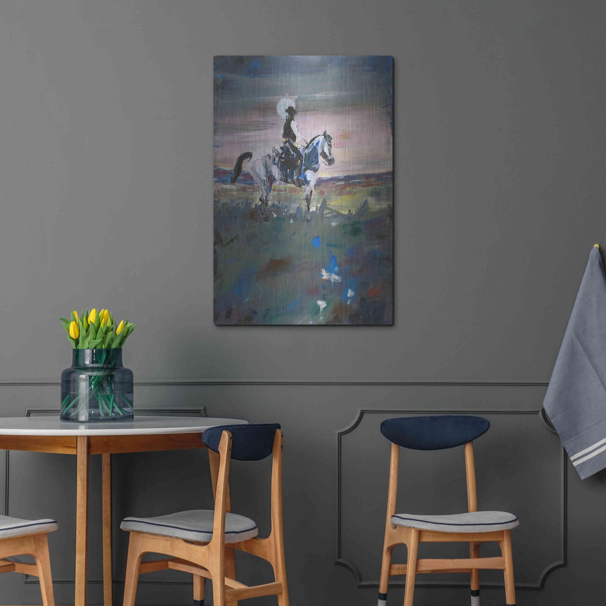 'Escape' by Oscar Alvarez Pardo – Metal Wall Art, 24x36 room view