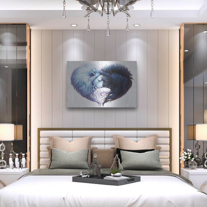 Luxe Metal Art 'Brotherhood' by JoJoesArt, Metal Wall Art,36x24