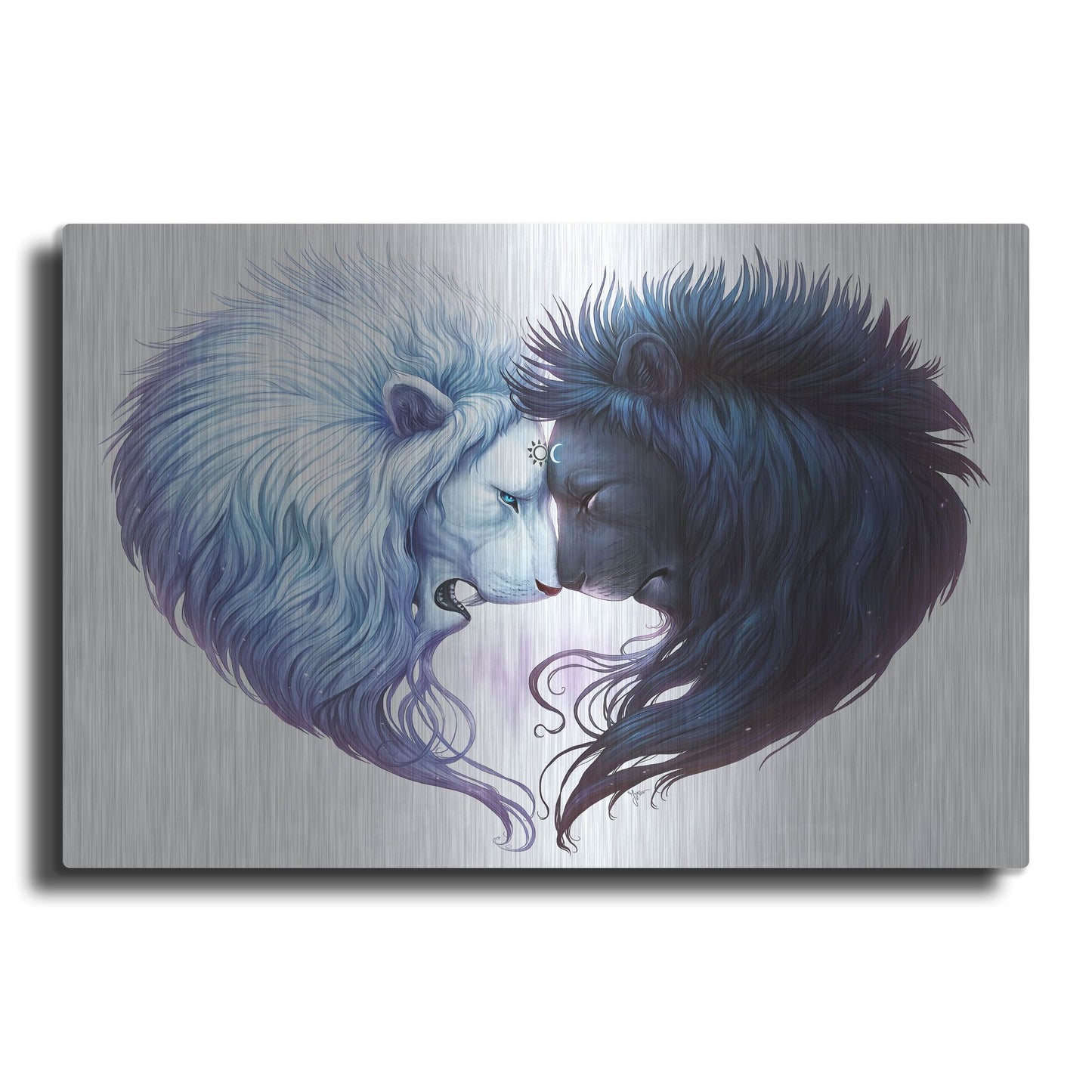 Luxe Metal Art 'Brotherhood' by JoJoesArt, Metal Wall Art