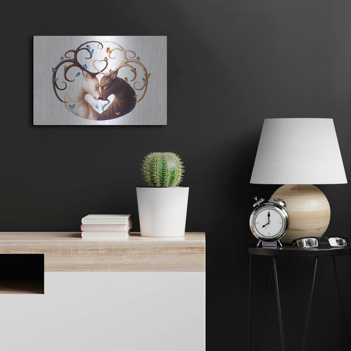 'Circle of Life' by JoJoes Art – Metal Wall Art, 24x16 room view