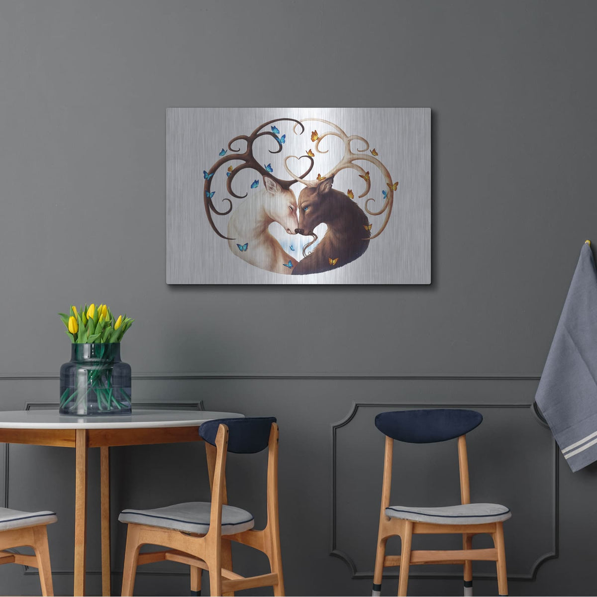 'Circle of Life' by JoJoes Art – Metal Wall Art, 36x24 room view