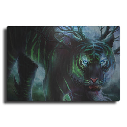 Luxe Metal Art 'Cold Stare' by JoJoesArt, Metal Wall Art