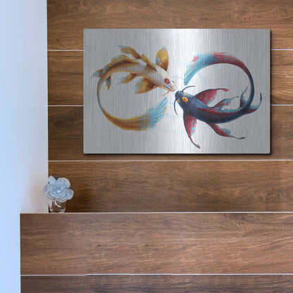 Luxe Metal Art 'Eternal Bond' by JoJoesArt, Metal Wall Art,16x12