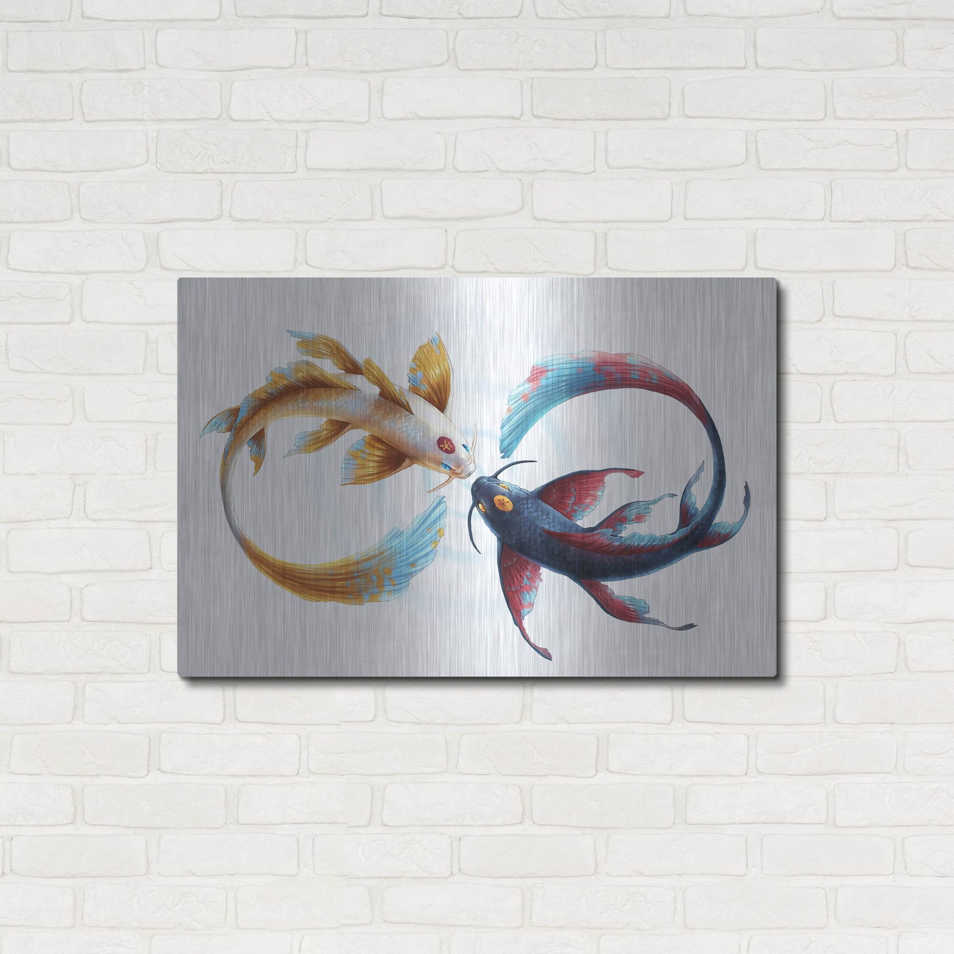 Luxe Metal Art 'Eternal Bond' by JoJoesArt, Metal Wall Art,36x24