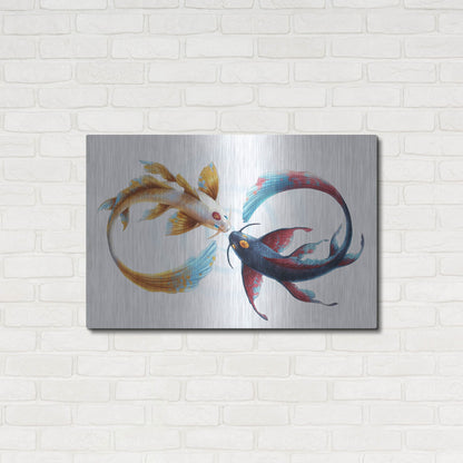 Luxe Metal Art 'Eternal Bond' by JoJoesArt, Metal Wall Art,36x24