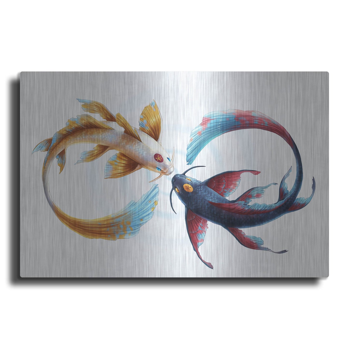 Luxe Metal Art 'Eternal Bond' by JoJoesArt, Metal Wall Art