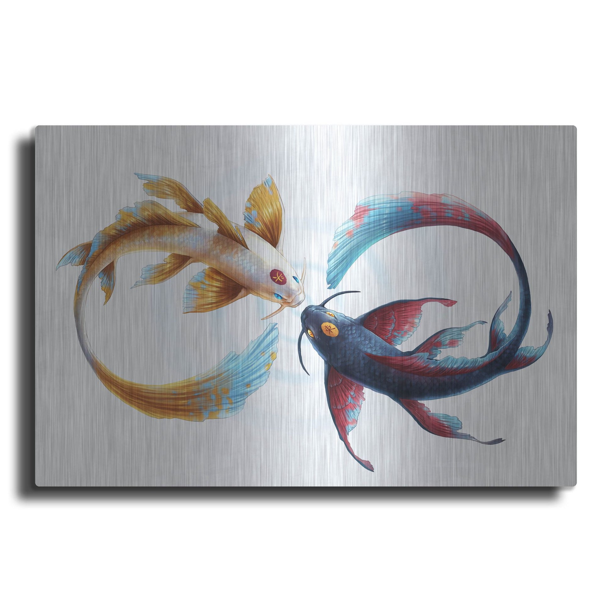 Luxe Metal Art 'Eternal Bond' by JoJoesArt, Metal Wall Art